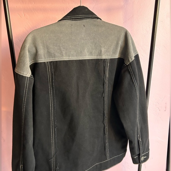 Nasty Gal colorblocked denim jacket - Picture 2 of 3